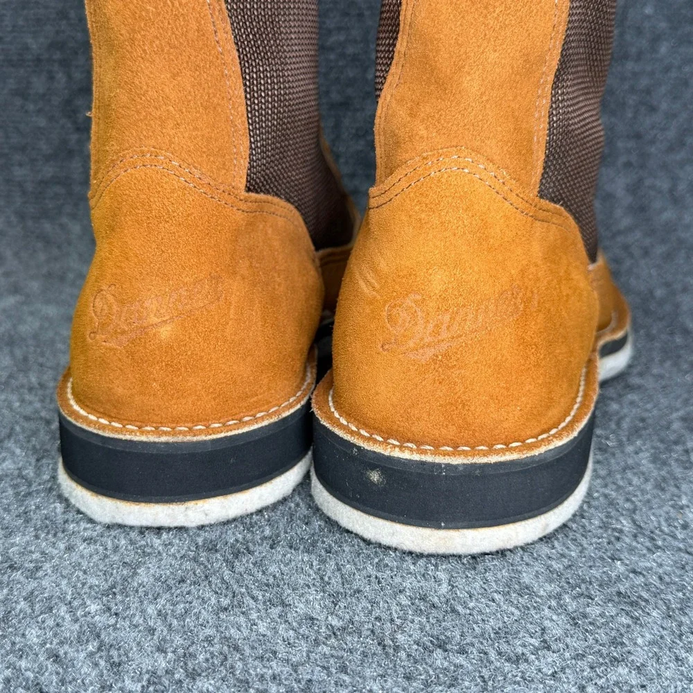Danner River Gripper Boots Mens 10D Brown Suede Felt Sole Fly Fishing Wading USA